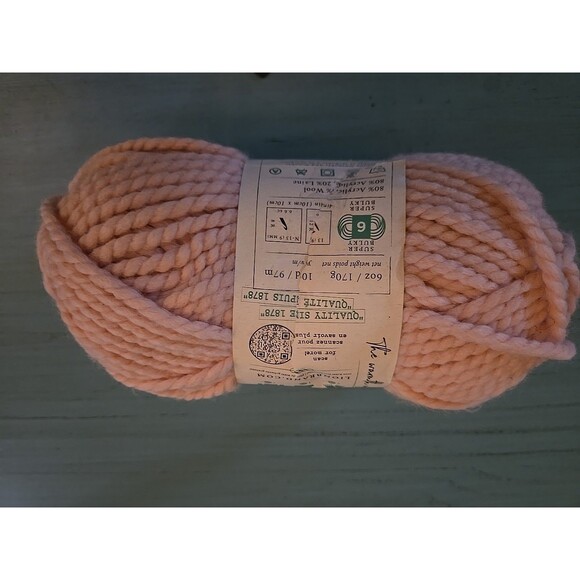 Lion Brand Wool-Ease Thick & Quick Yarn Rouge Color 6oz/170g 106yds/97m Bulky#6 - Picture 4 of 6